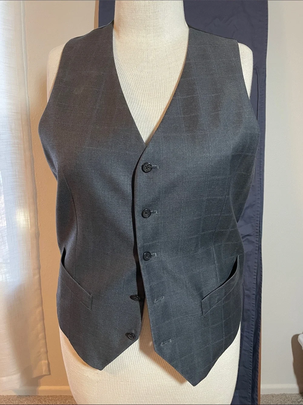 Axist Men’s Suit Vest xL Grey
